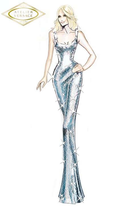 donatella versace dress 1993|Donatella Versace design sketches.